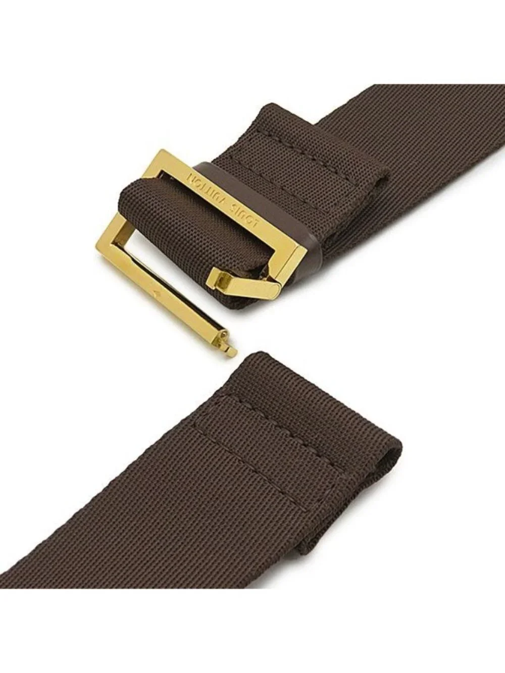 Louis Vuitton Belt Bag Damier Geronimos Canvas Ebene Gold